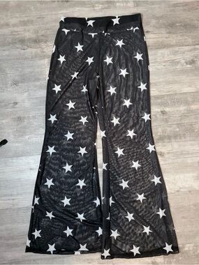 mesh star pants